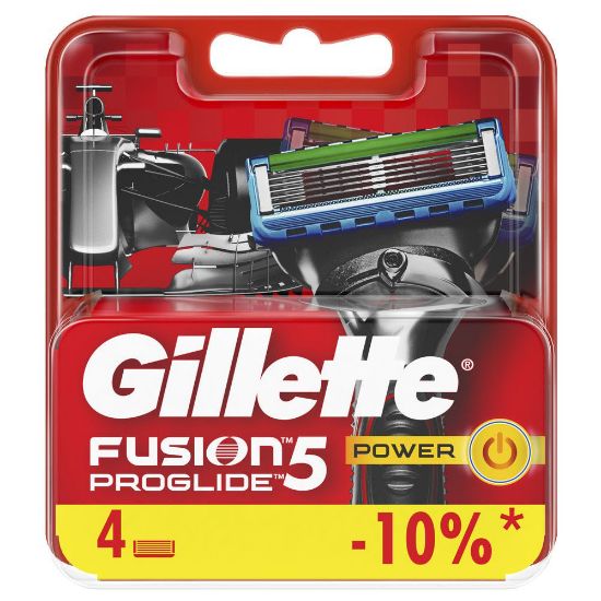 Изображение Сменные кассеты Gillette Fusion5 ProGlide Power, 4 шт.