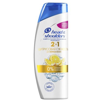 Изображение Шампунь Head & Shoulders 2 в 1 Цитрусовая свежесть, 400 мл