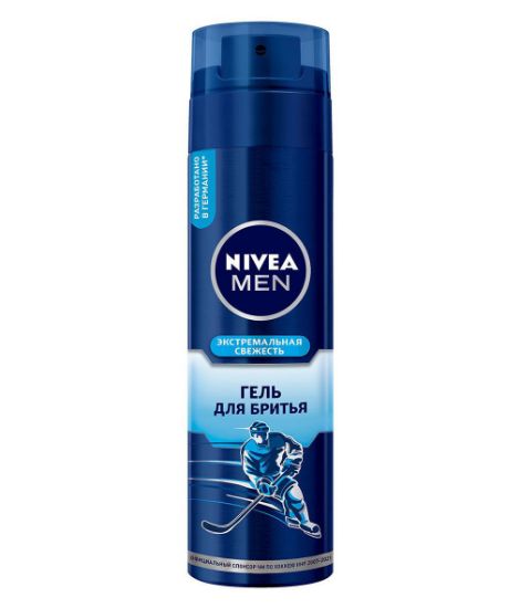 Изображение Гель для бритья Nivea Экстремальная свежесть, 200 мл