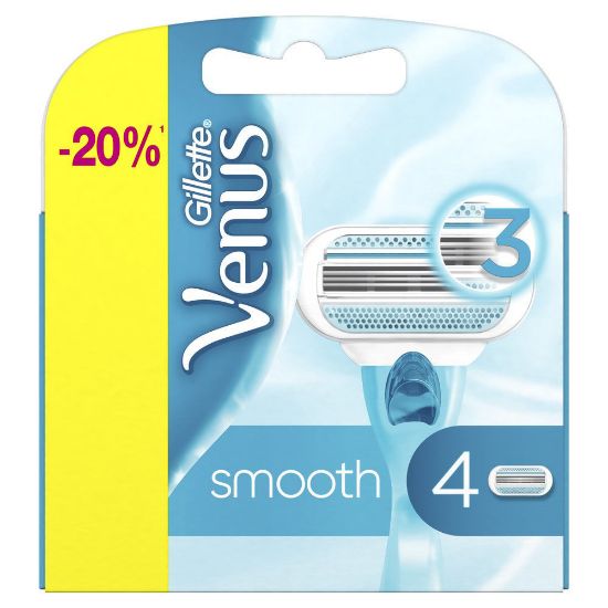 Изображение Сменные кассеты Gillette Venus Smooth, 4 шт.