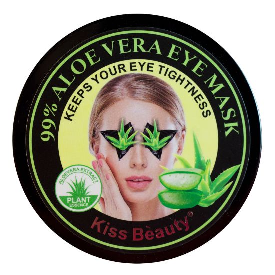 Изображение Гидрогелевые патчи для глаз Kiss Beauty 99% Aloe Vera Eye Mask с экстрактом алоэ, 60 шт.