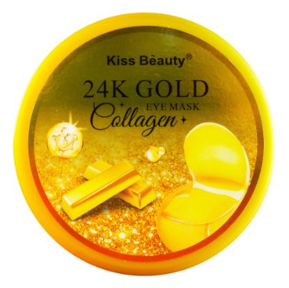 Изображение Гидрогелевые патчи для глаз Kiss Beauty 99% 24K Gold Collagen Eye Mask с коллагеном и золотом, 60 шт.