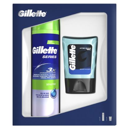 Изображение Подарочный набор Gillette Series Гель для бритья 200 мл + Гель после бритья 75 мл