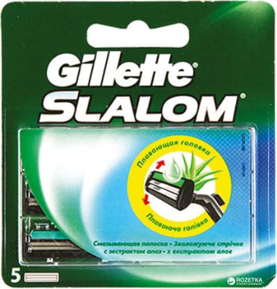 Изображение Сменные кассеты Gillette Slalom, 5 шт.