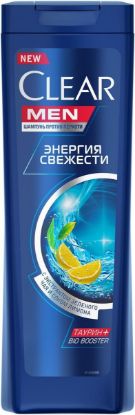 Изображение Шампунь Clear Men Энергия свежести, 400 мл