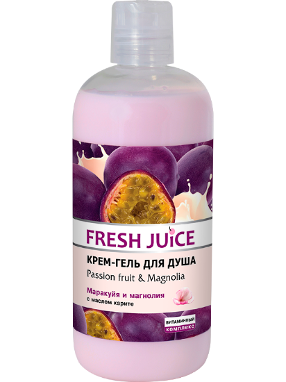 Изображение Крем-гель для душа Fresh Juice «Passion fruit & Magnolia», 500 мл