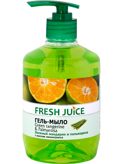 Изображение Крем-мыло Fresh Juice «Green tangerine & Palmarosa», 460 мл