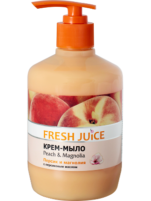 Изображение Крем-мыло Fresh Juice «Peach & Magnolia», 460 мл