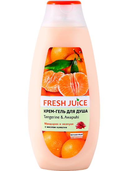 Изображение Крем-гель для душа Fresh Juice «Tangerine & Awapuhi», 400 мл