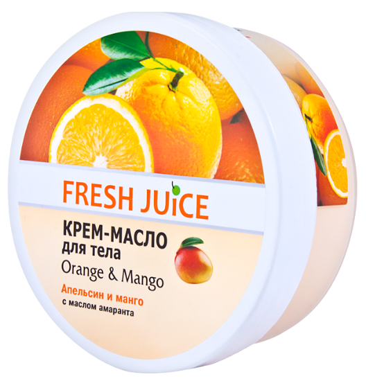 Изображение Крем-масло для тела Fresh Juice «Orange & Mango», 225 мл