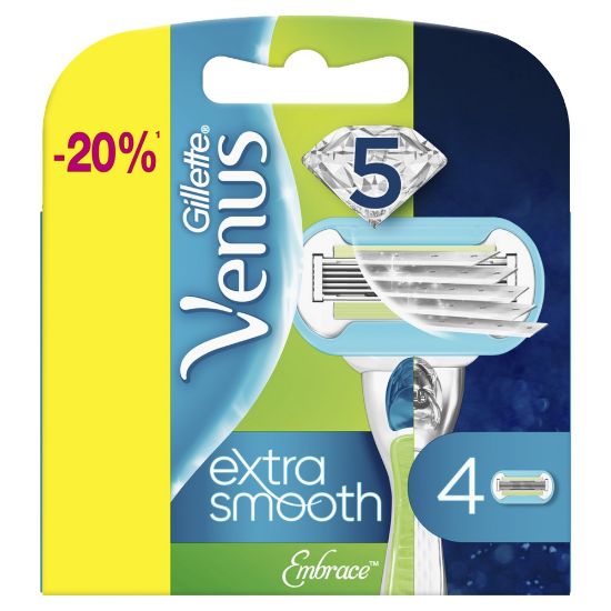 Изображение Сменные кассеты Gillette Venus Extra Smooth Embrace, 4 шт.