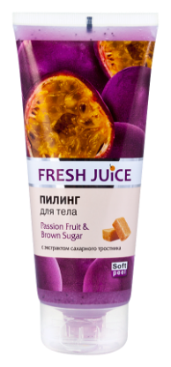 Изображение Пилинг для тела  «Passion Fruit & Brown Sugar» с экстрактом сахарного тростника, 200 мл