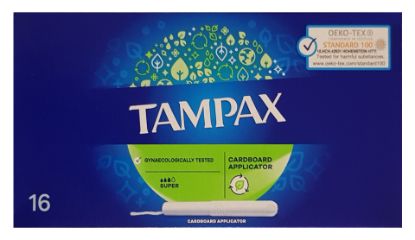 Изображение Тампоны с аппликатором Tampax Super, 16 штук