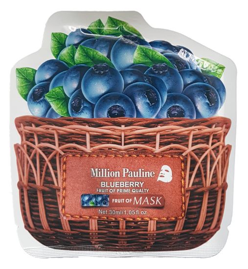 Изображение Тканевая маска с экстрактом черники Million Pauline Blueberry Fruit of Prime Quality Mask, 30 мл