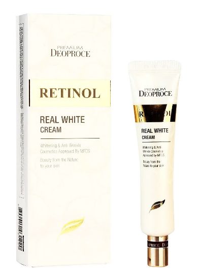 Изображение Крем с ретинолом для век и носогубных складок Deoproce Premium Retinol Real White Cream, 40 мл