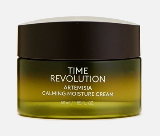 Изображение Успокаивающий крем для лица с экстрактом полыни Missha Time Revolution Artemisia Calming Moisture Cream, 50 мл