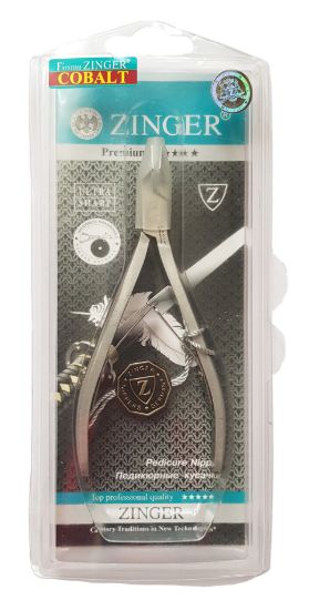Изображение Кусачки педикюрные Zinger PT-18 серии Cobalt ручной заточки премиум-класса