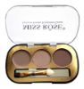 Изображение Палетка теней для бровей Miss Rose Eyebrow Powder & Eyebrow Cream, 3 оттенка