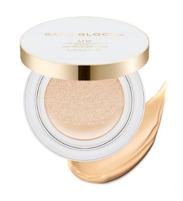 Изображение Солнцезащитный кушон Missha Safe Block RX Cover Tone Up Sun Cushion SPF50+ PA+++, 14 г