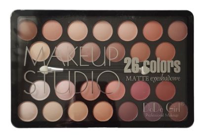 Изображение Палетка теней для глаз DoDo Girl Makeup Studio 26 Colors Matte Eyeshadow, 26 оттенков