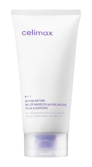 Изображение Слабокислотная очищающая пенка Celimax Derma Nature Relief Madecica pH Balancing Foam Cleansing, 150 мл