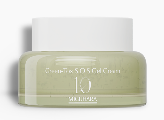 Изображение Ультралегкий гель-крем Miguhara Green-Tox S.O.S Gel Cream, 50 мл