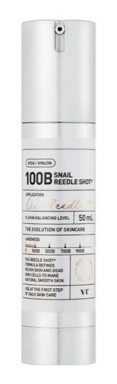 Изображение Бустер-сыворотка с микроиглами и муцином улитки VT Cosmetics Snail Reedle Shot 100B, 50 мл