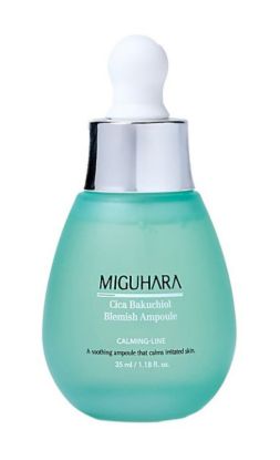 Изображение Ампульная сыворотка с центеллой и бакучиолом Miguhara Cica Bakuchiol Blemish Ampoule, 35 мл