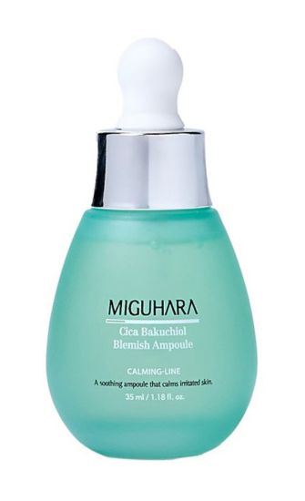 Изображение Ампульная сыворотка с центеллой и бакучиолом Miguhara Cica Bakuchiol Blemish Ampoule, 35 мл