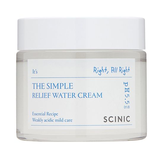 Изображение Увлажняющий крем Scinic The Simple Reliefe Water Cream, 80 мл