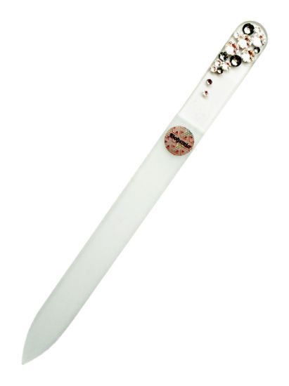 Изображение Пилка полирующая Velganza 140 мм из богемского стекла со стразами