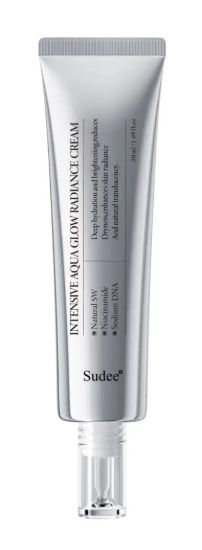 Изображение Крем для сияния и естественного тона лица Sudee Intensive Aqua Glow Radiance Cream, 50 мл